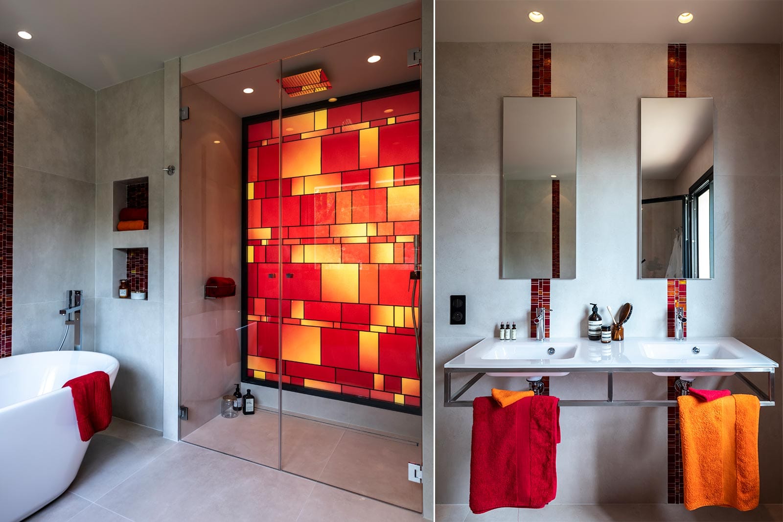 Suite Lumière de Verre — salle de bain